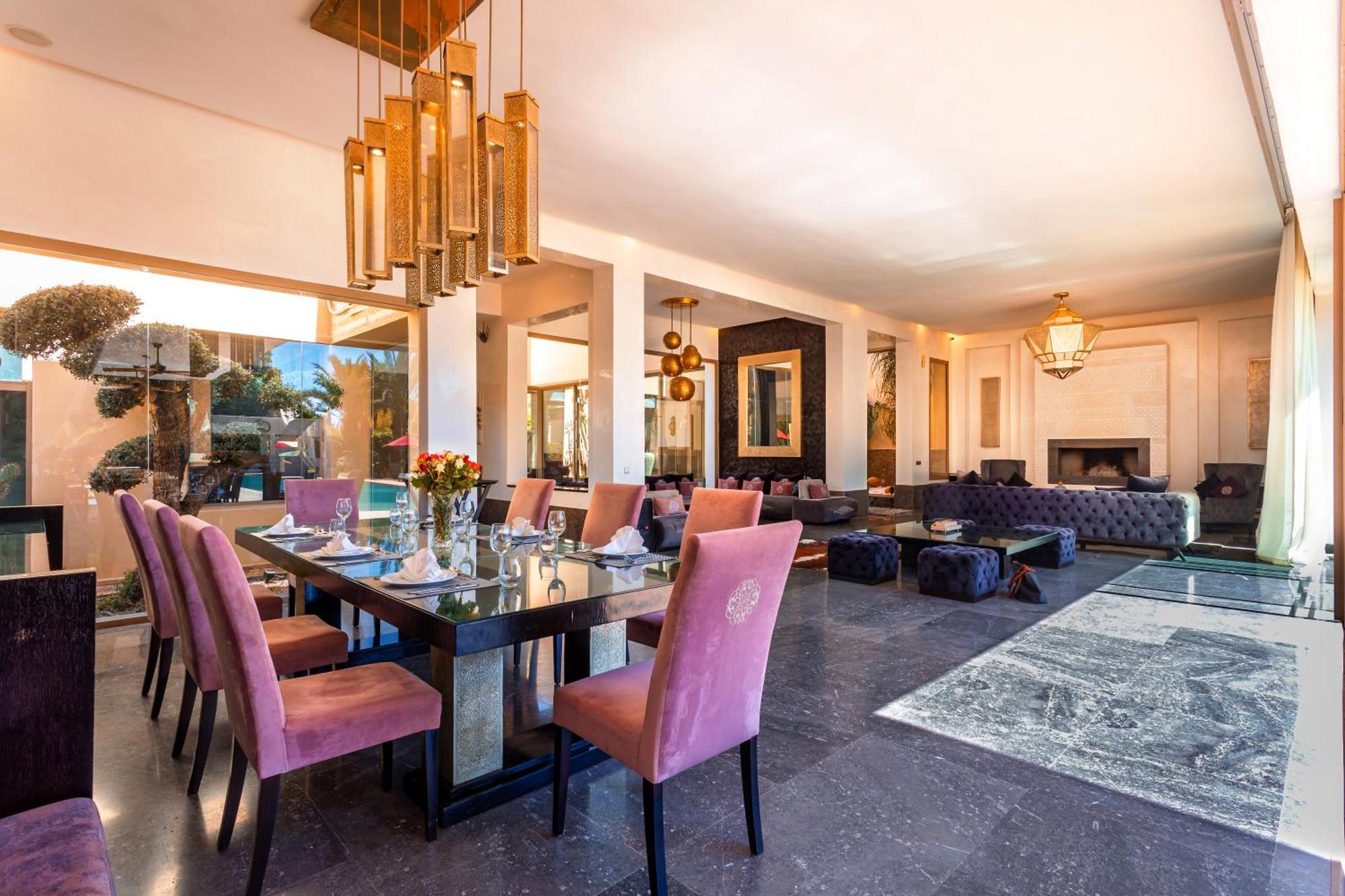 Tal Marrakech Sejour Vip Avec Piscine, Restaurant Et Services Premium Villa *