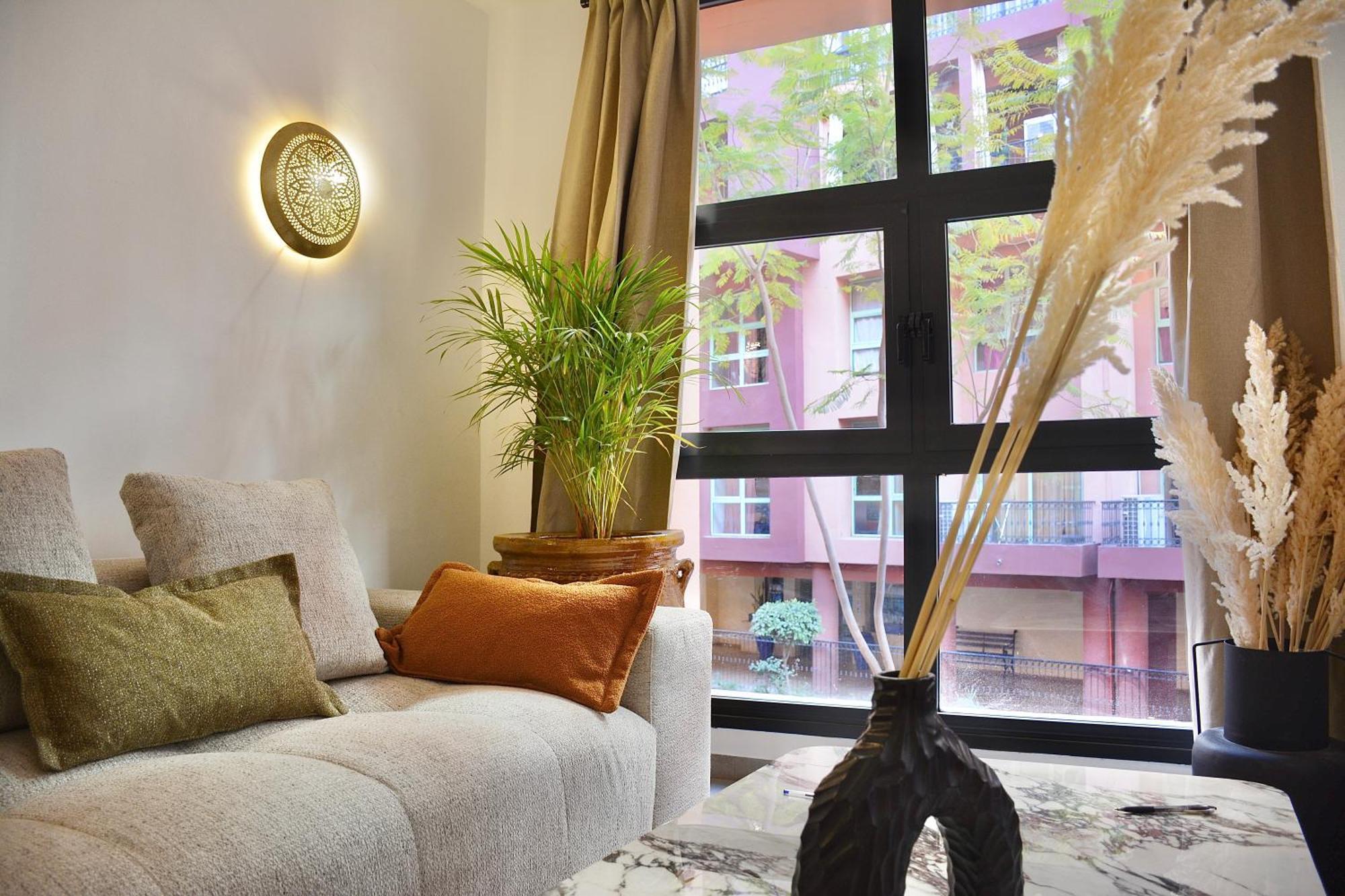 M17-le Duplex-balcon-piscine-majorelle Marraquexe