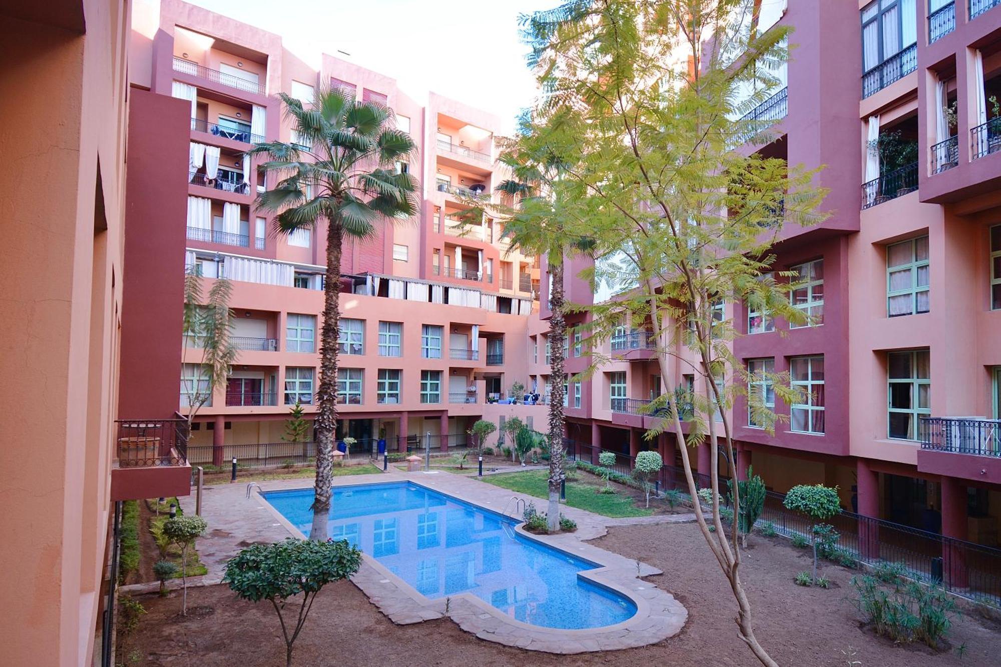 Apartamento M17-le Duplex-balcon-piscine-majorelle Marraquexe