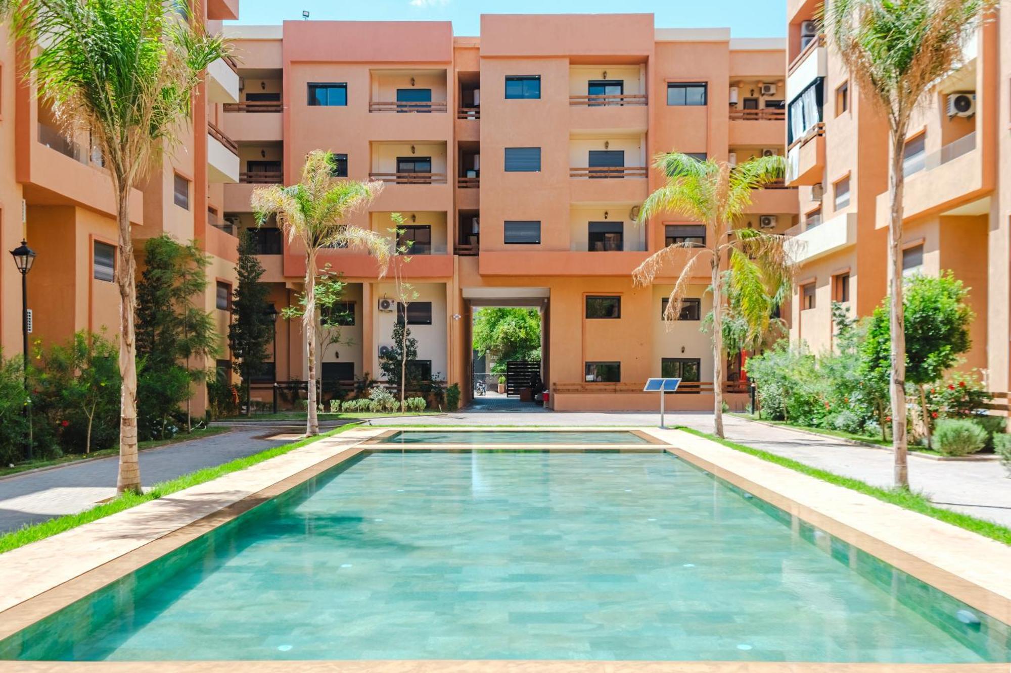 Charming Near M Avenue Pool, Parking Apartment Marrakesh