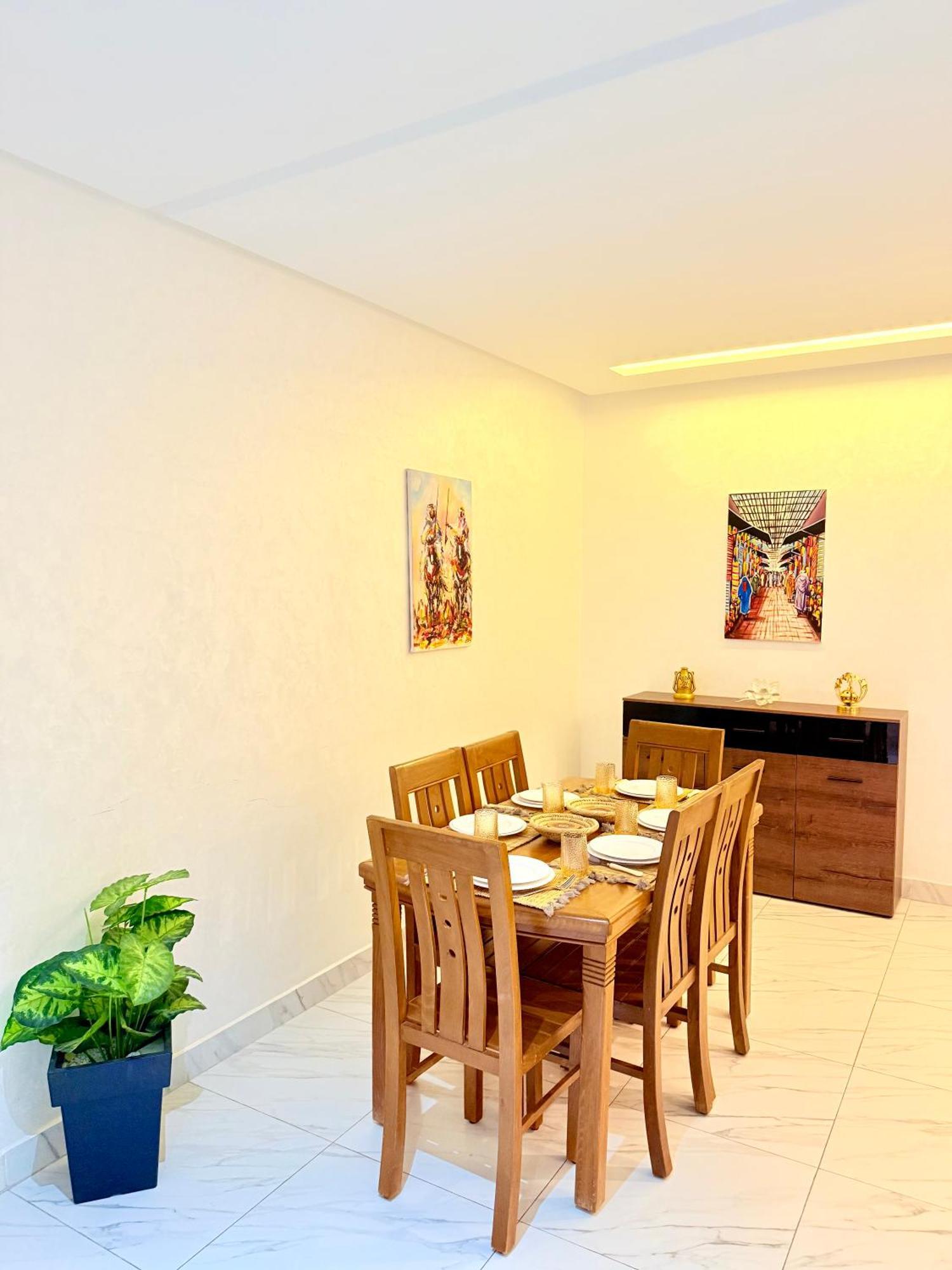 Appart Family N13 Agreable Pres De Gueliz Apartment *