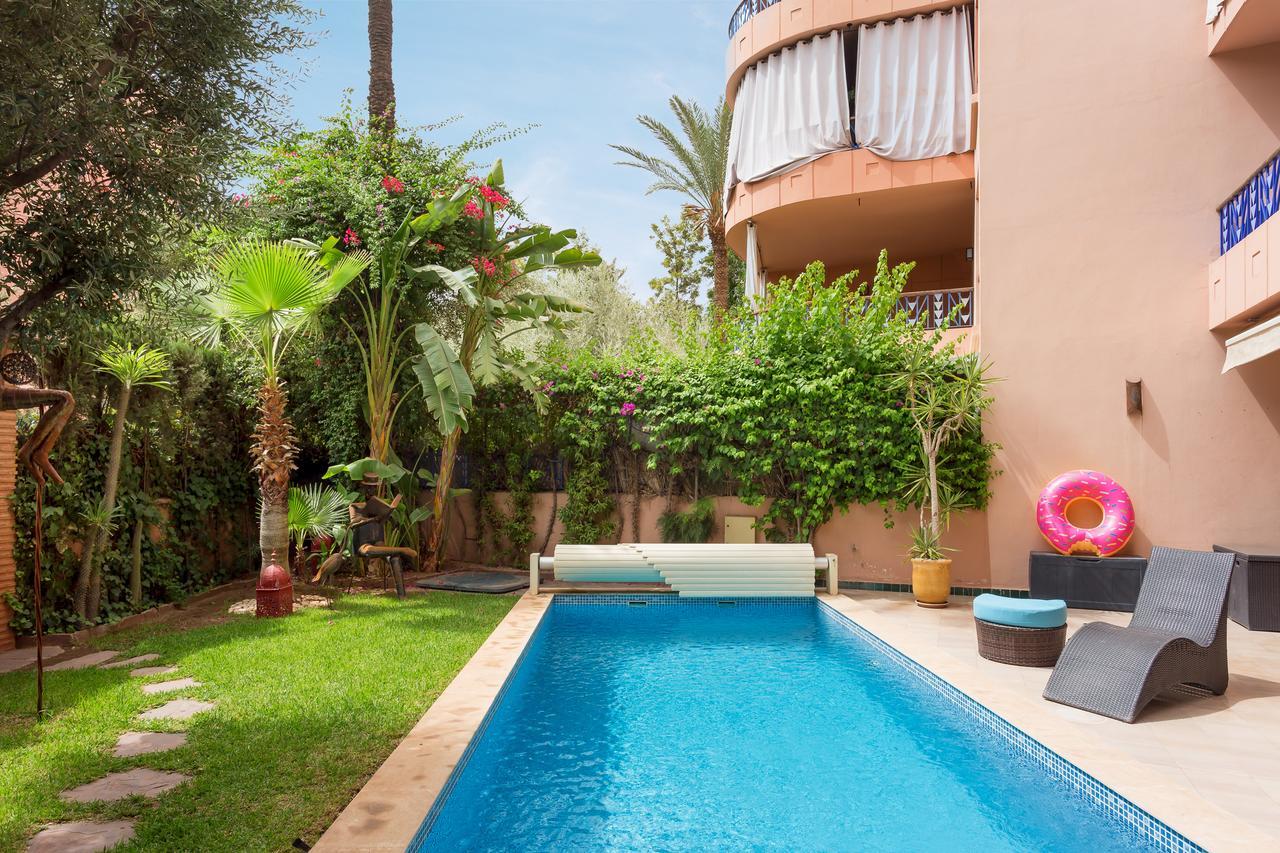 The Sapphire Apartment: Hivernage Quarter Retreat With Pool & Hot Tub Marrakesh