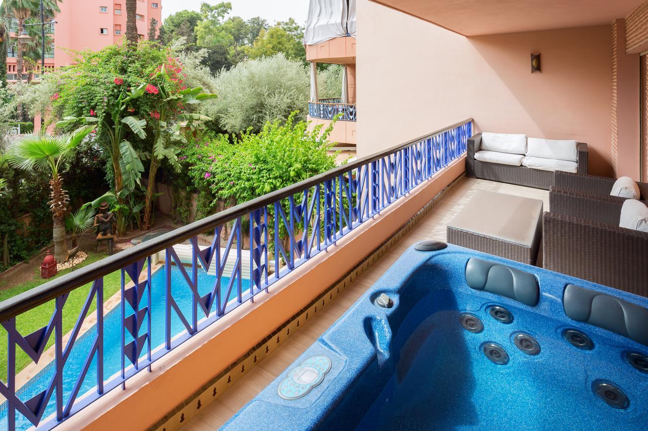 The Sapphire Apartment: Hivernage Quarter Retreat With Pool & Hot Tub * Marrakesh