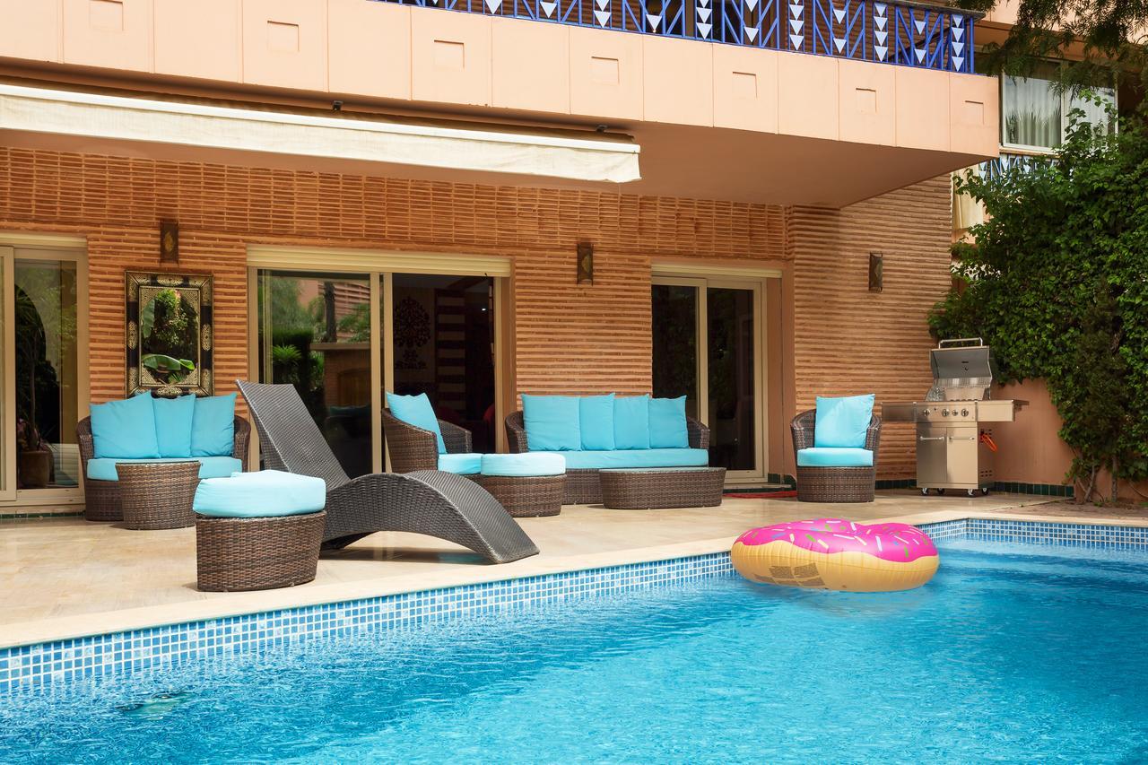 The Sapphire Apartment: Hivernage Quarter Retreat With Pool & Hot Tub