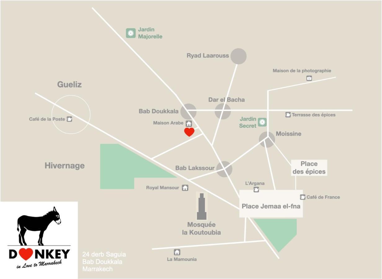 Location Exclusive Avec Services 2p Donkey In To Marrakech * Marrakesh
