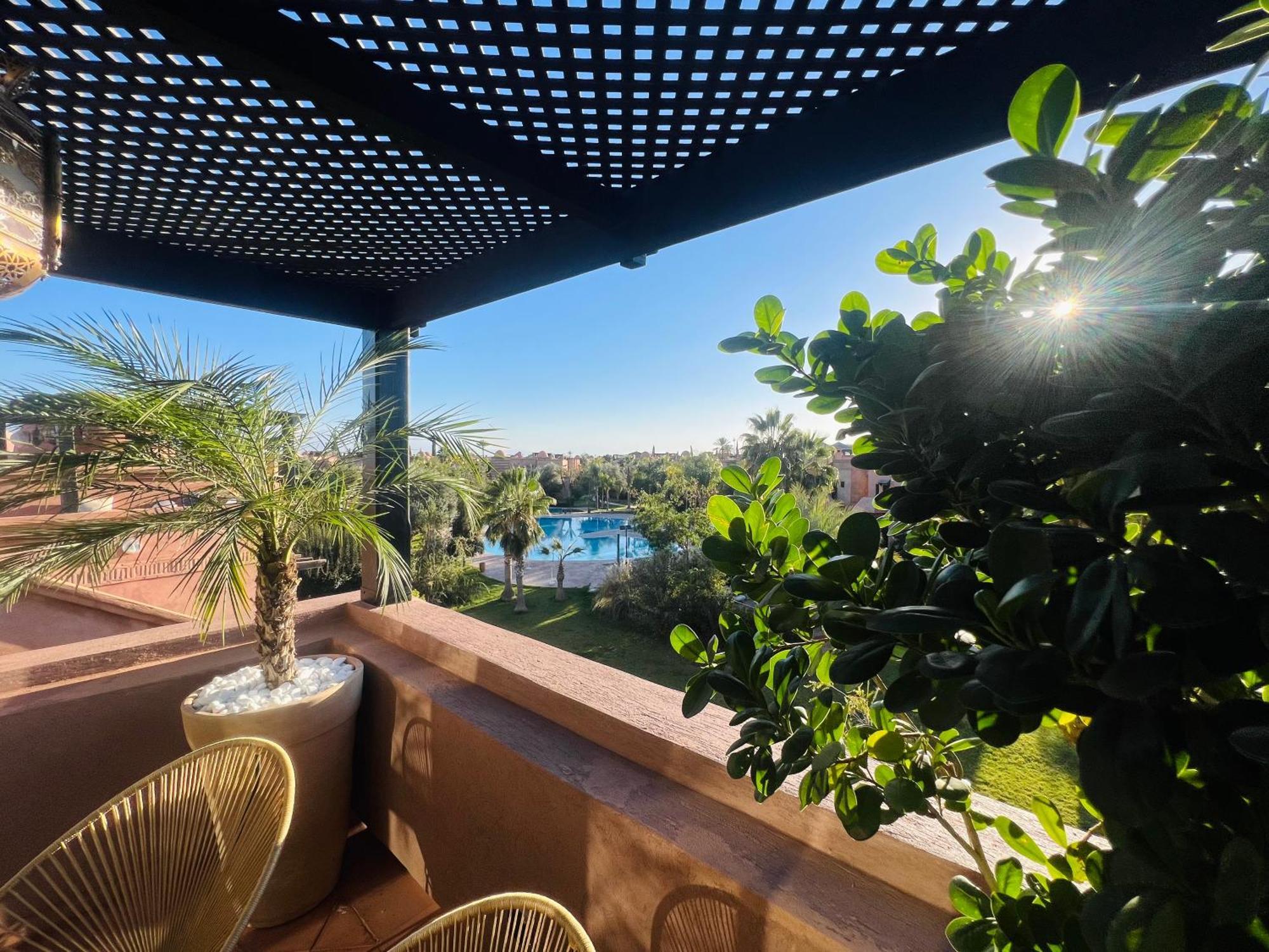 Apartment Duplex Atlas Golf Pοοl νieω Seriniτყ & Cαlm Marrakesh