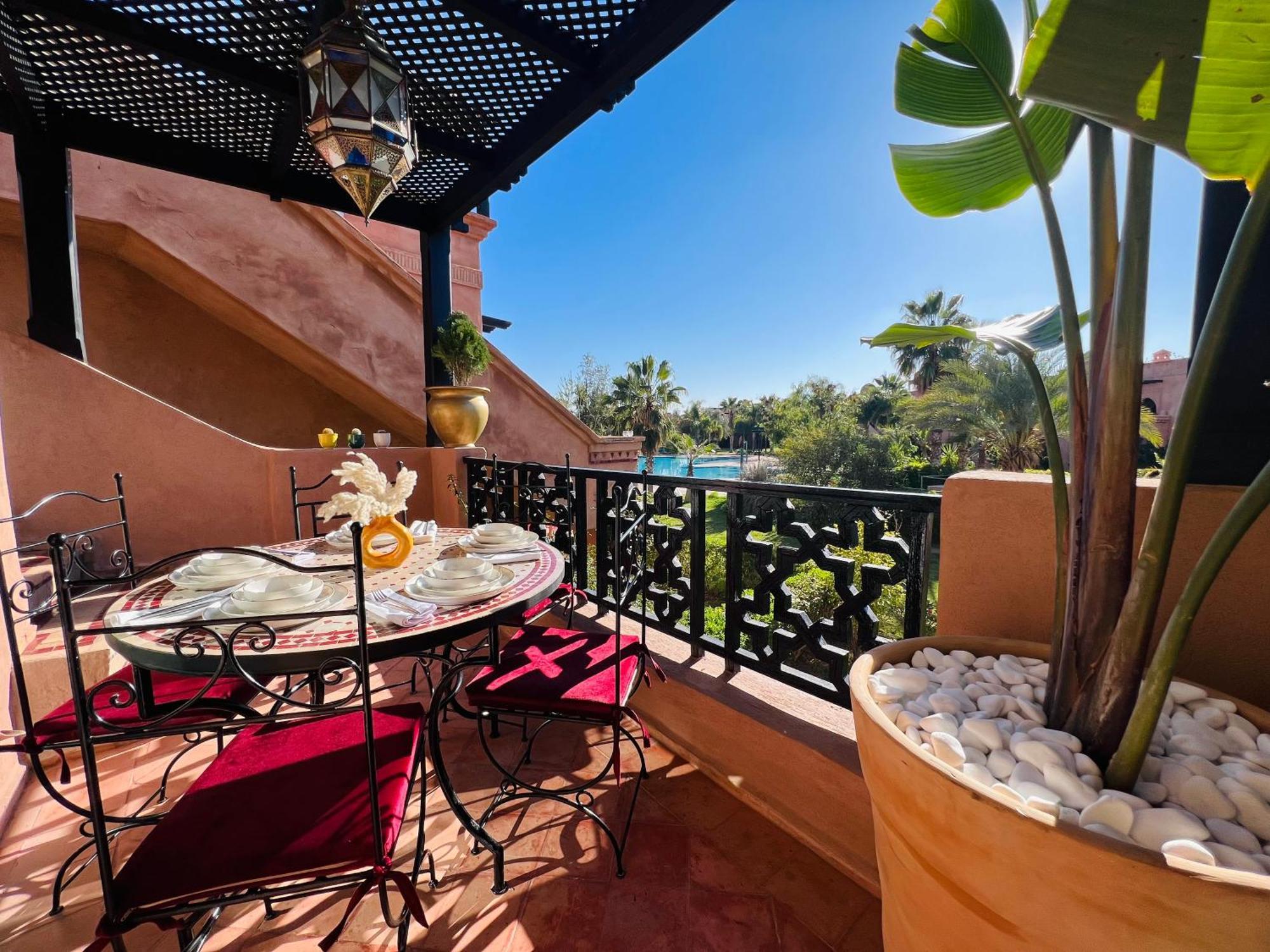 Duplex Atlas Golf Pοοl νieω Seriniτყ & Cαlm Apartment Marrakesh