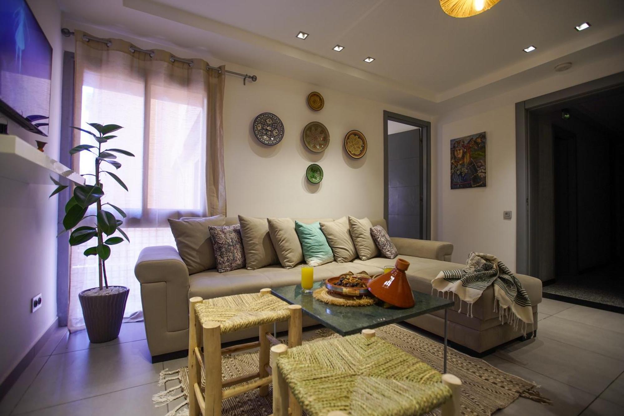 Lovely 2-bedroom With Ac-netflix-nespreso Marraquexe