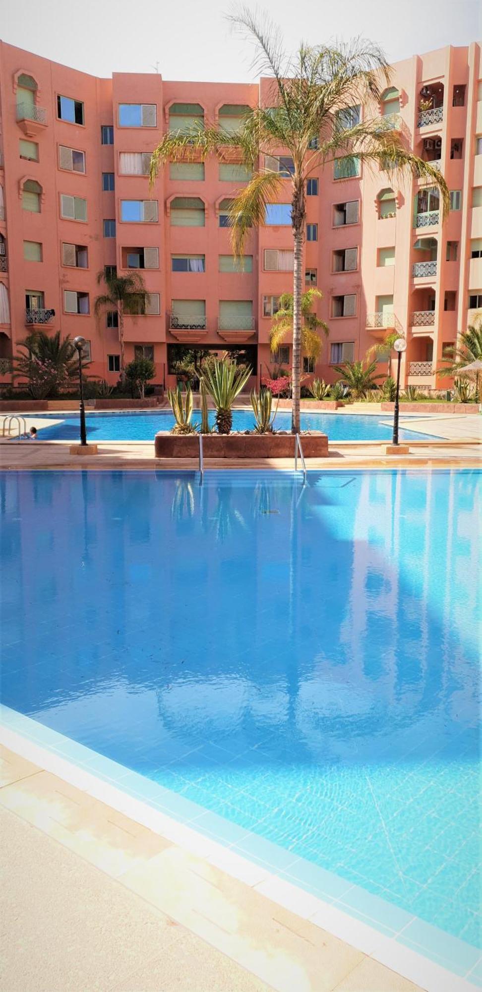 ☆hivernage☆ Charming , Spacious & Bright With Pool Apartment Marrakesh