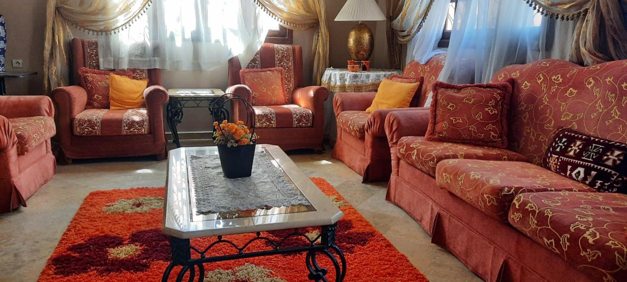 Oranger Family House Center, Private Large House, Terasse Garden View, Free Parking Apartment Marrakesh