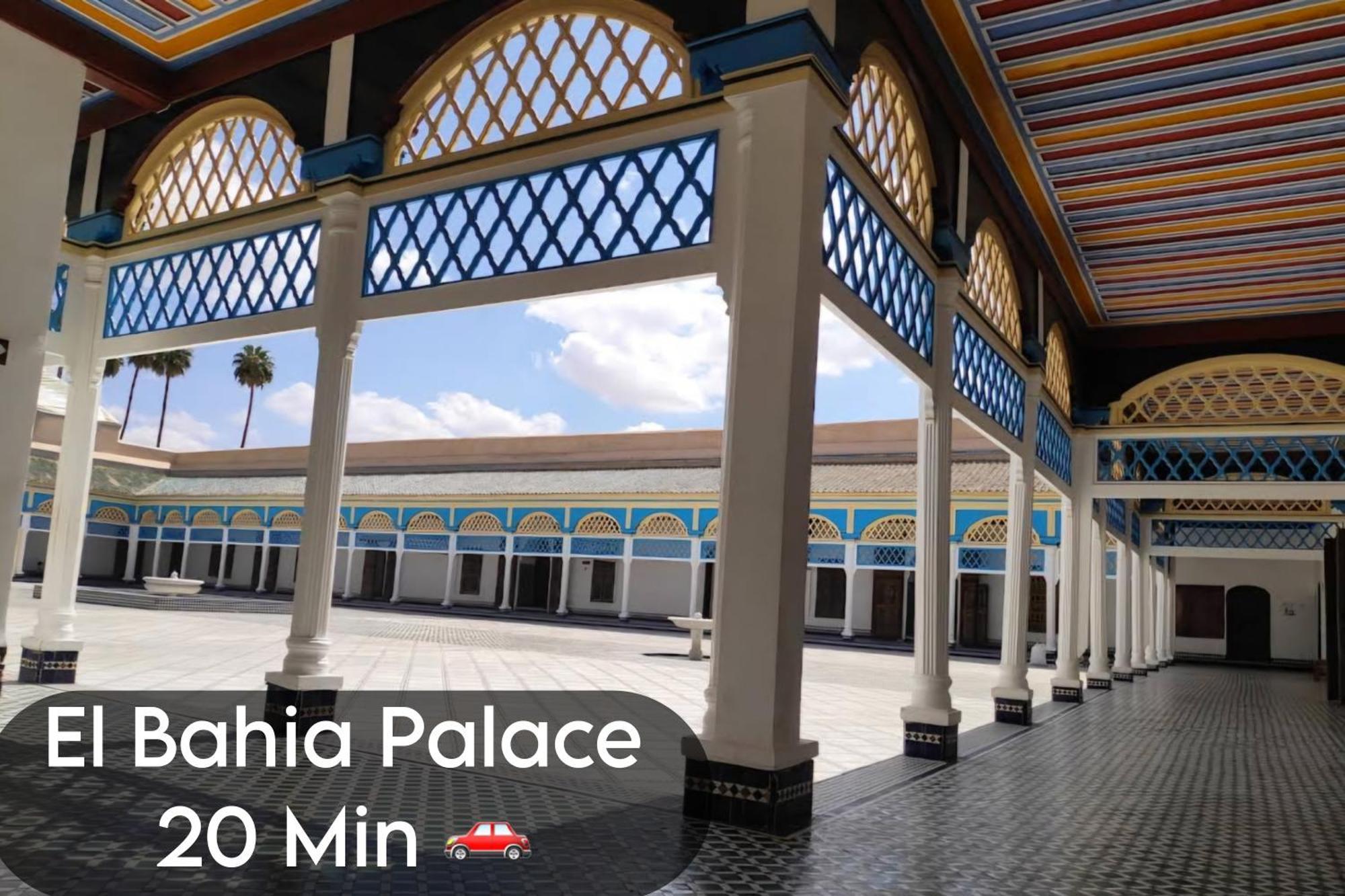 Oranger Family House Center, Private Large House, Terasse Garden View, Free Parking Apartment Marrakesh