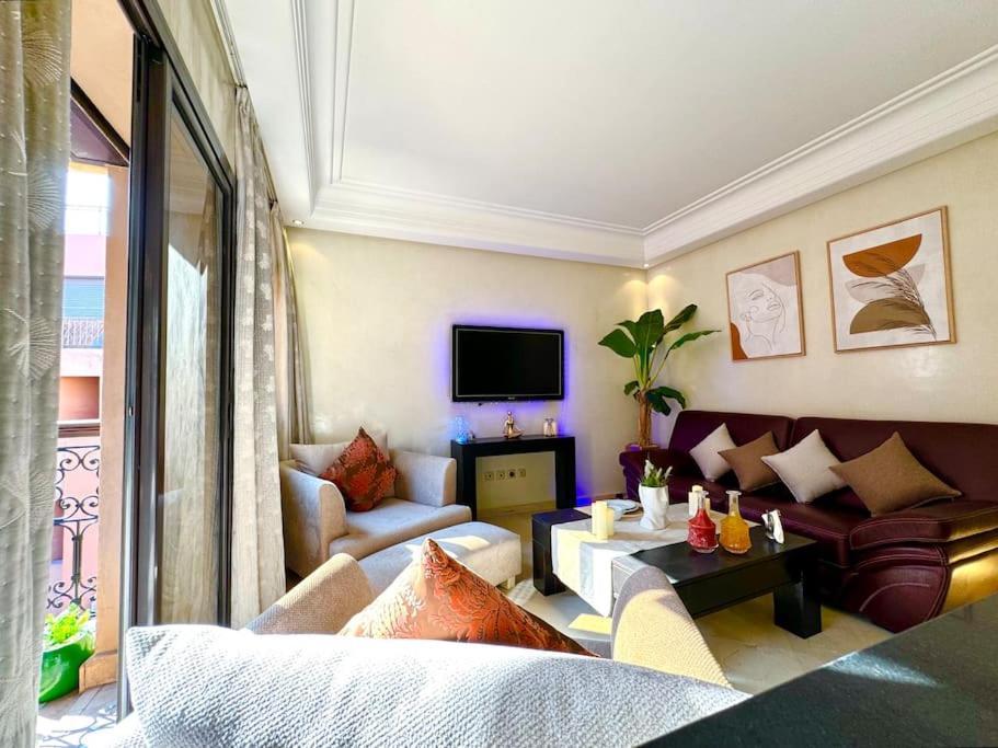 Piscine Gueliz Center Yoga Apartment