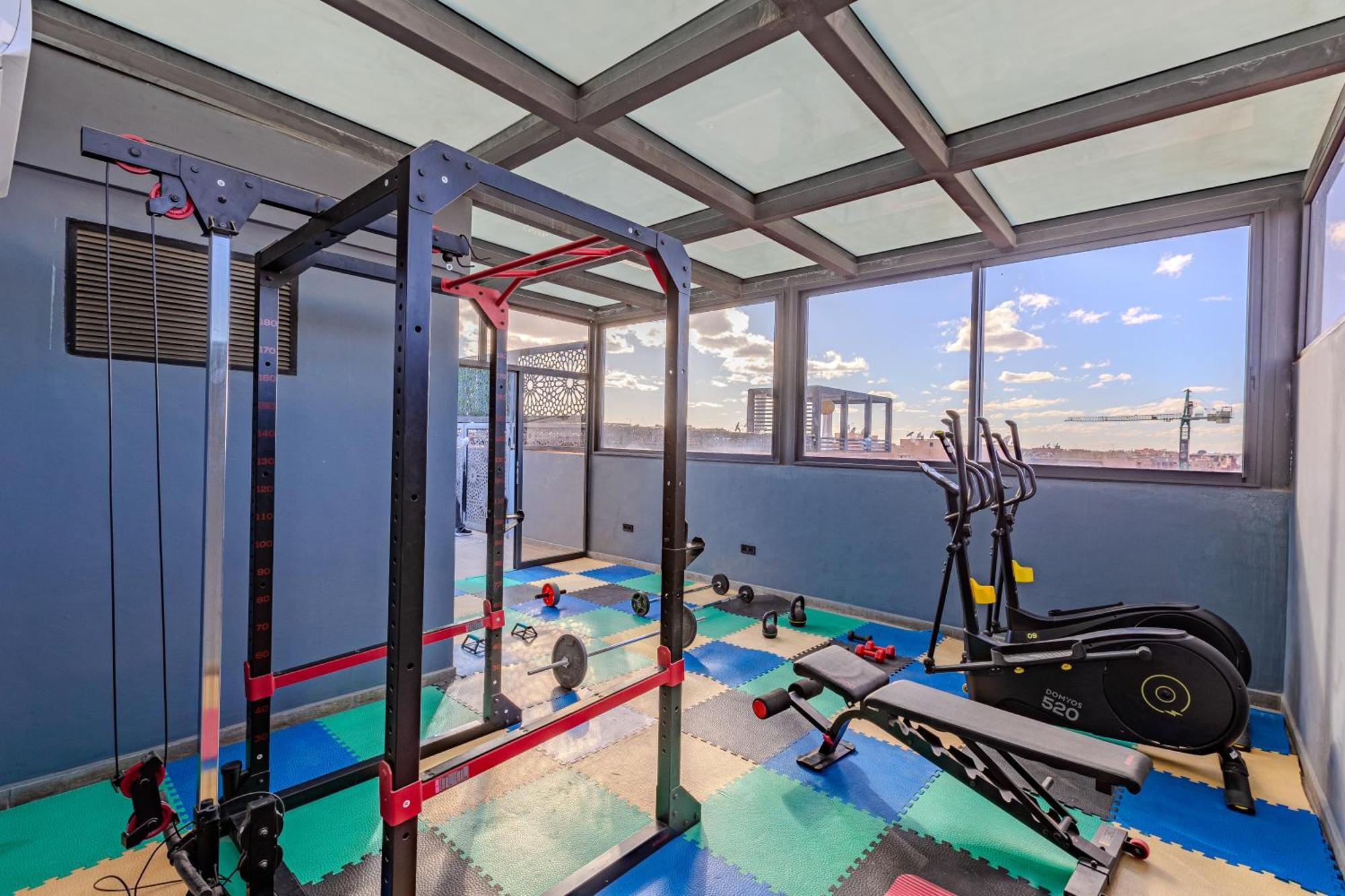 Apartment Exclusive Penthouse Gueliz Rooftop, Jacuzzi & Pool