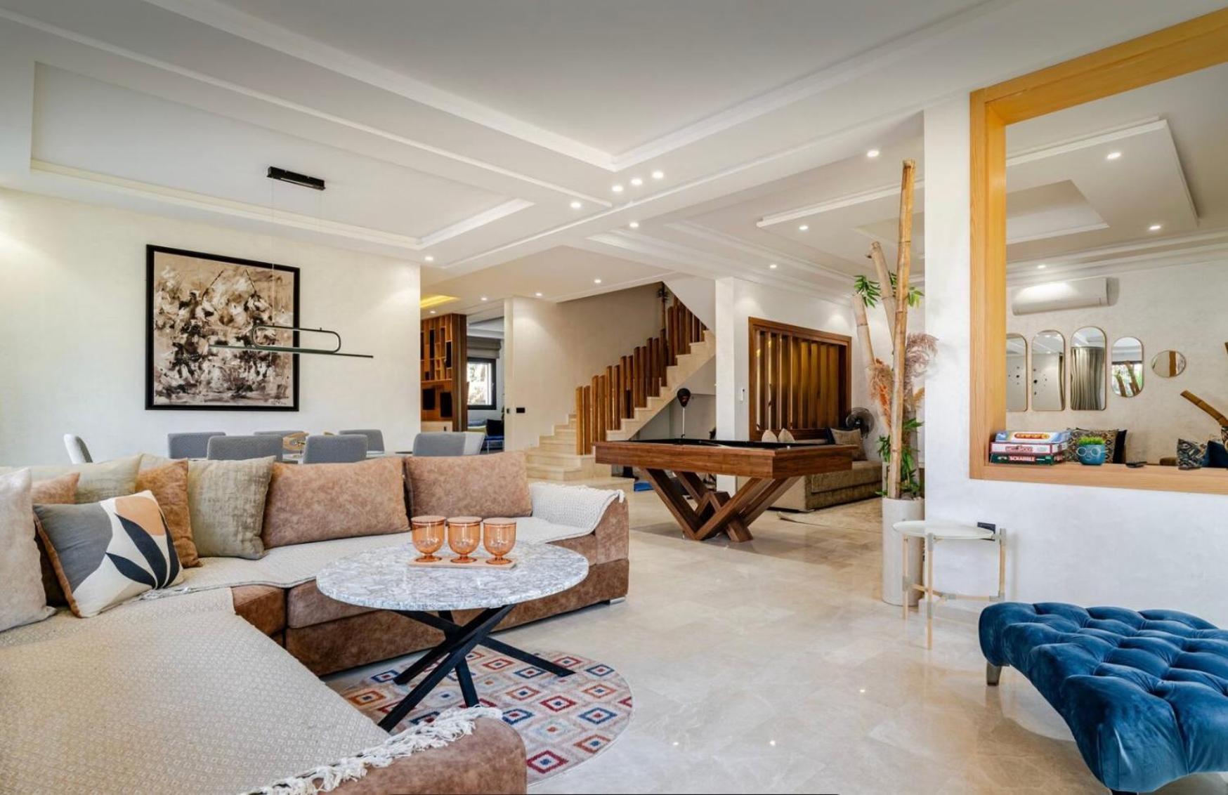 Villa Exotic Vip Family Only -housekeeper ,billard,ping-pong,piscine Privee Marrakesh