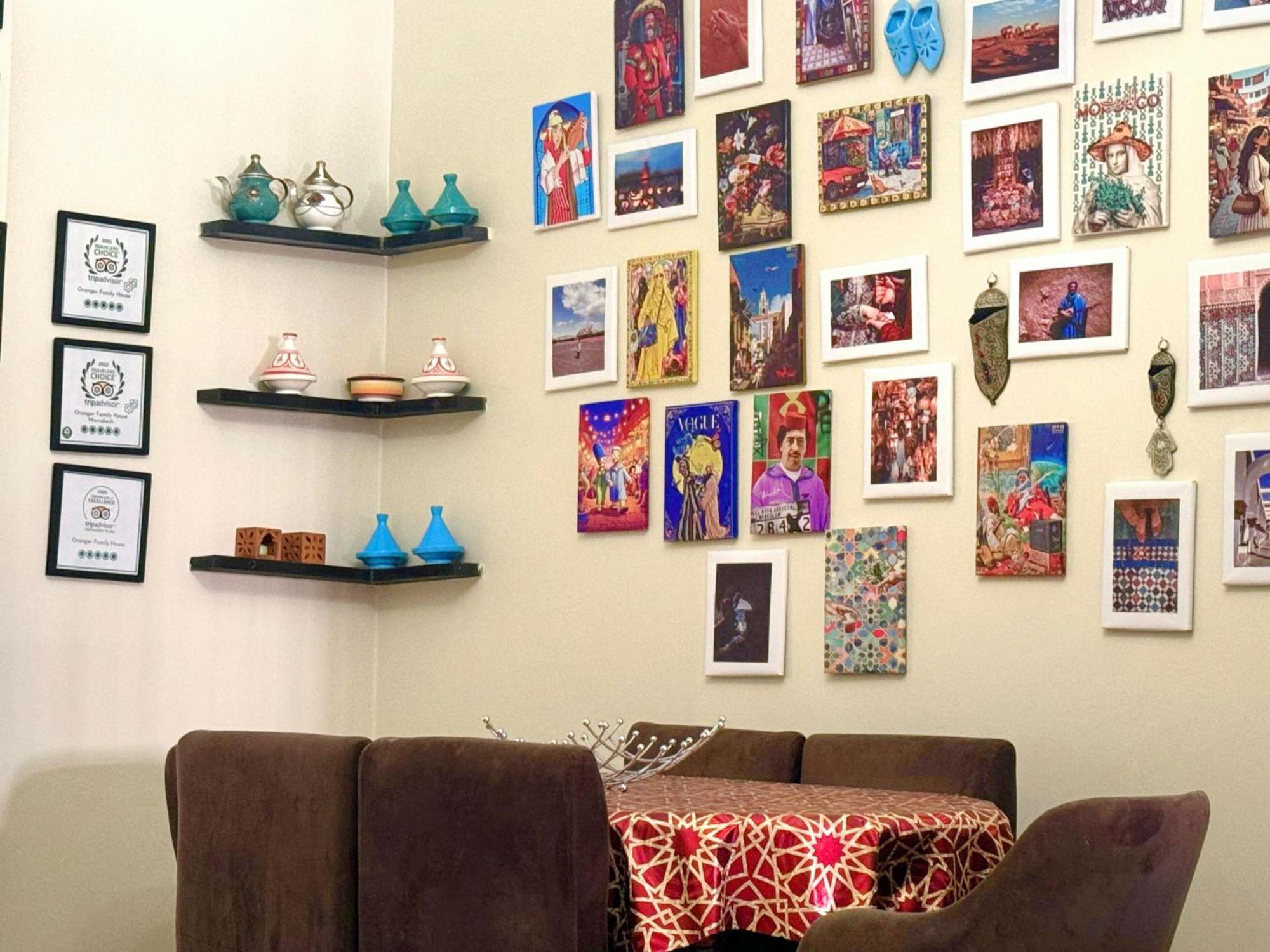 Apartment Oranger Family House Center, Private Large House, Terasse Garden View, Free Parking Marrakesh