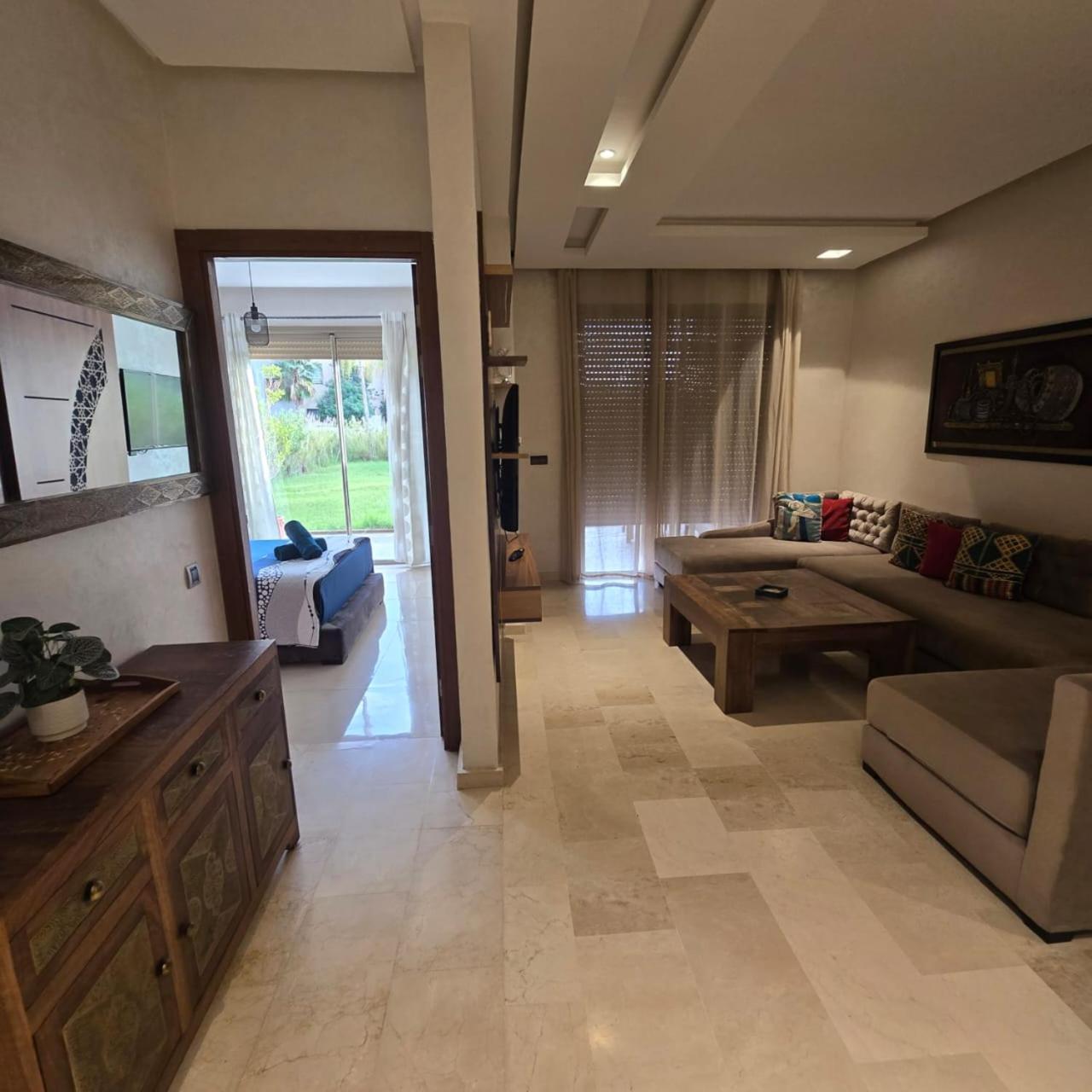 Cosy Flat 2 Bedrooms With Pool And Garden Appartement Marrakesh