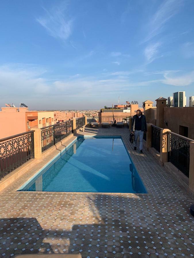 Apartment Standing 80m2, 2 Chambres, Terrasse, Piscine Marrakesh