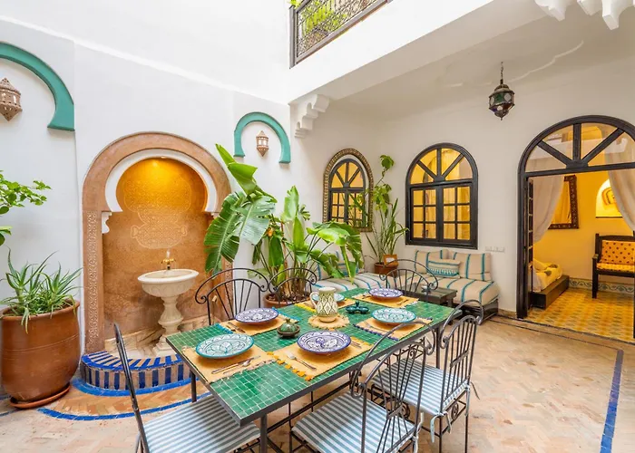 Riad Sharqi Luminous A Sunny In Marrakech Old Town