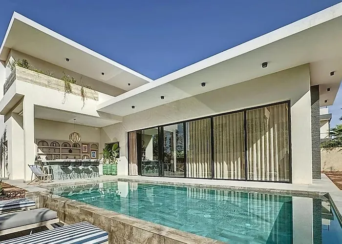 Villa Blanca Au Golf De Noria, Piscine Chauffee