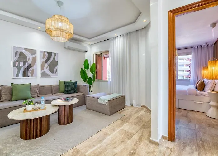 New Gueliz Plaza View Apartment
