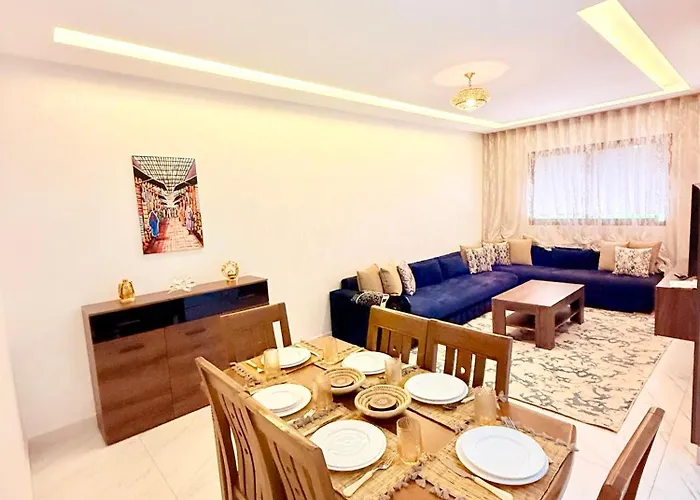 Appart Family N13 Agreable Pres De Gueliz