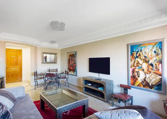 The Pearl Apartment With Rooftop Sun Deck - Hivernage Quarter - By Goldex Marrakech