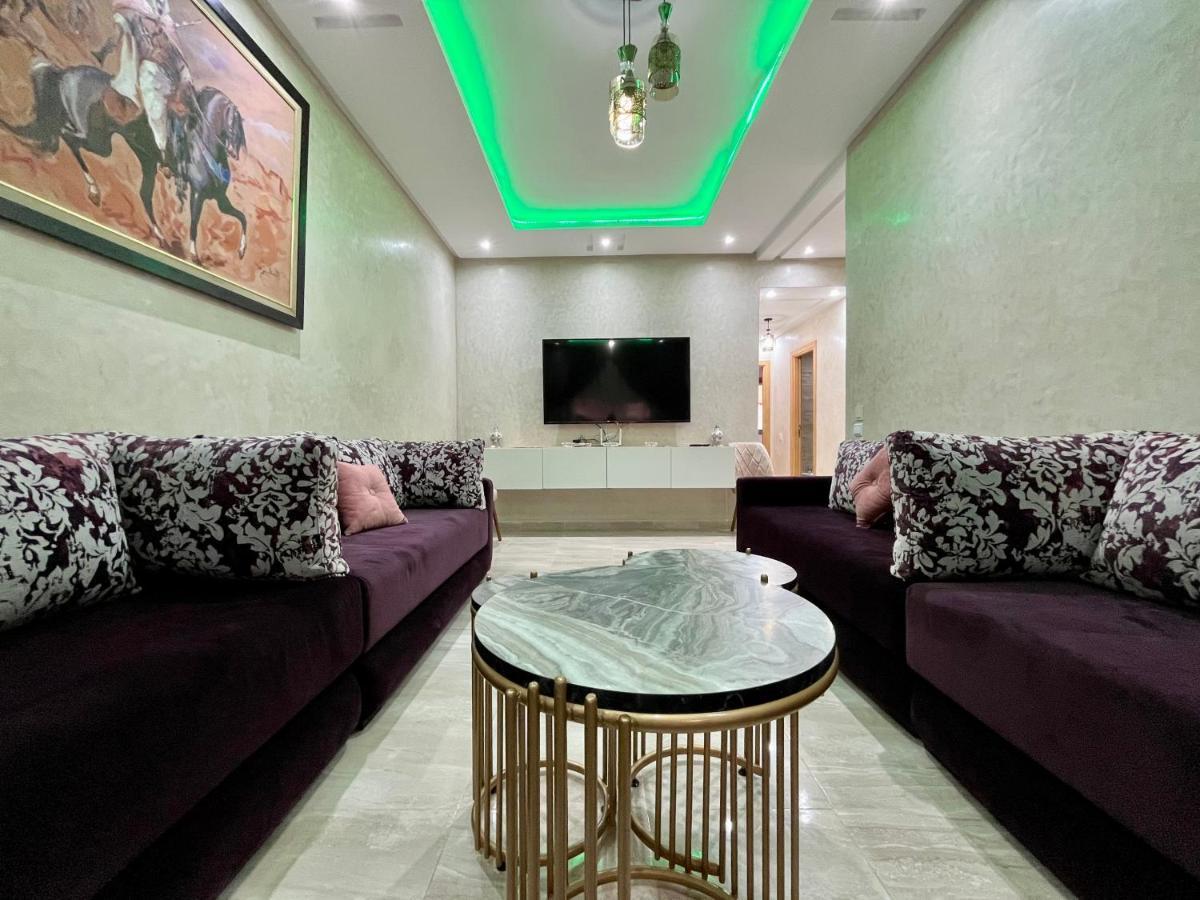 Bel A Marrakech En Avec Piscine - Fibre & Netflix Appartement