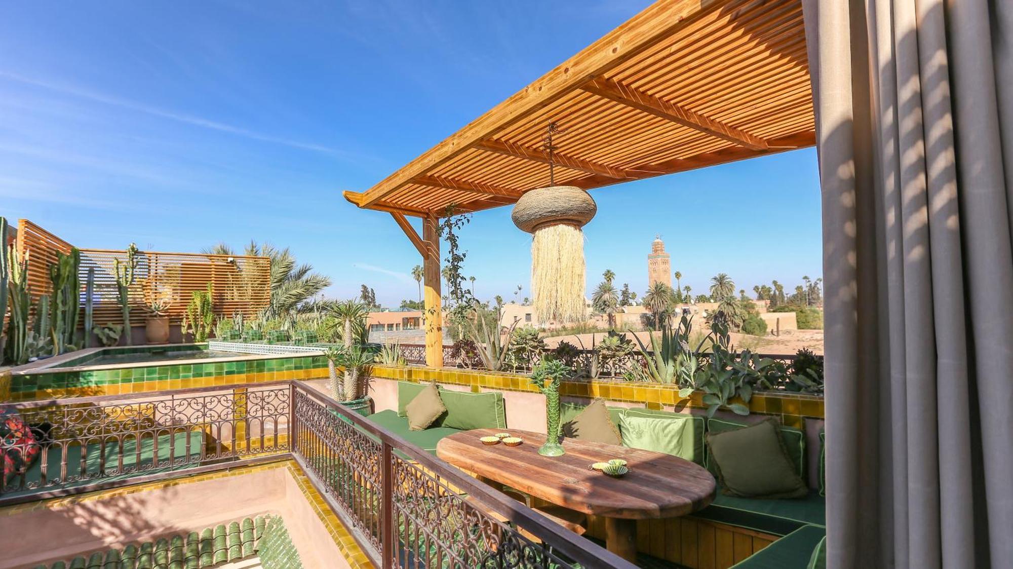 Lulua Exclusif 3 Et Piscine Rooftop Marrakesh