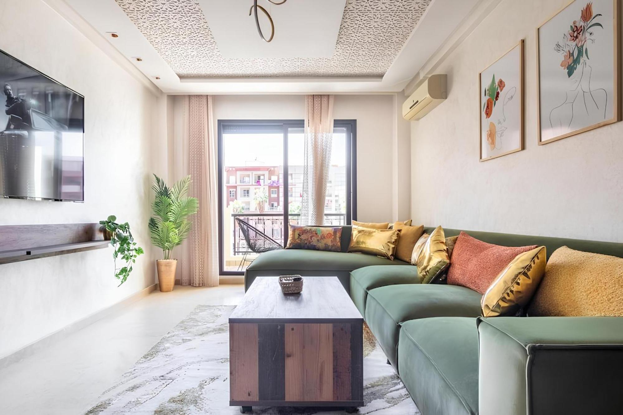 C-appartement De Luxe Plein Centre De Gueliz Avec Piscine Parking Wifi Netflix Appartement Marrakesh