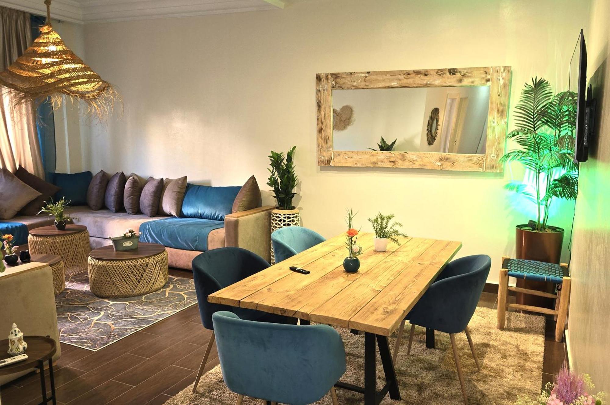 2 A Gueliz, Clim, Piscine, Parking Sous Terrain Prive Apartment Marrakesh