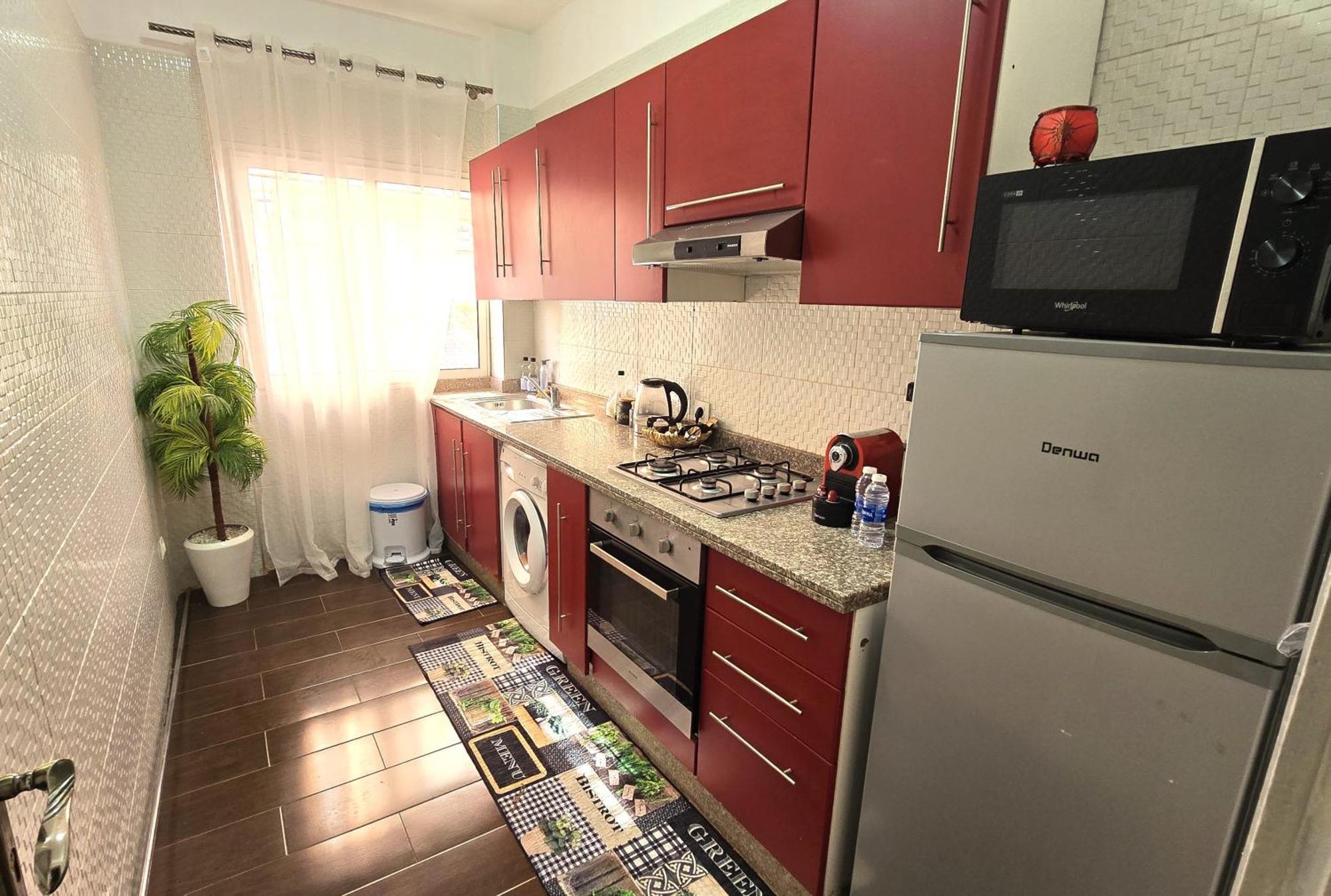 Apartment 2 A Gueliz, Clim, Piscine, Parking Sous Terrain Prive