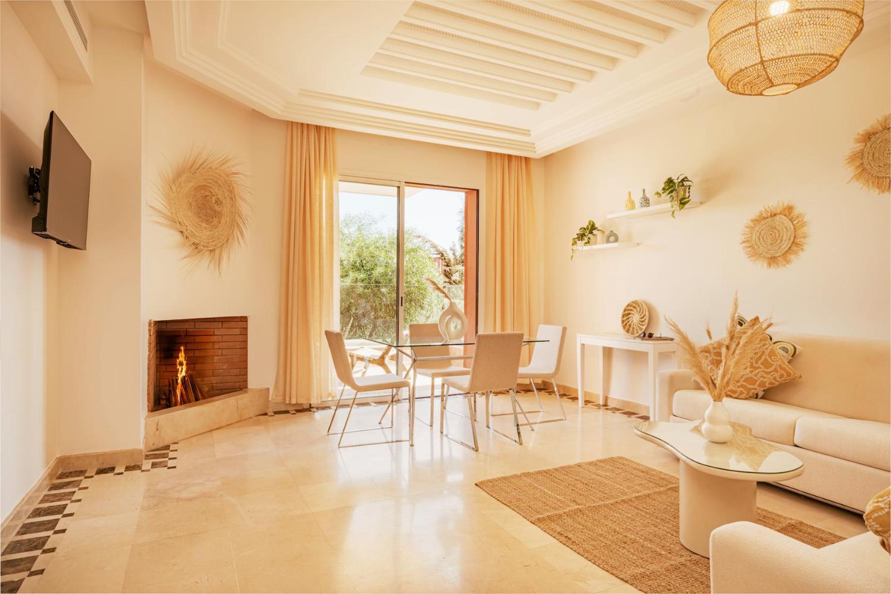 Luxury With Pool View In Marrakech Apartment