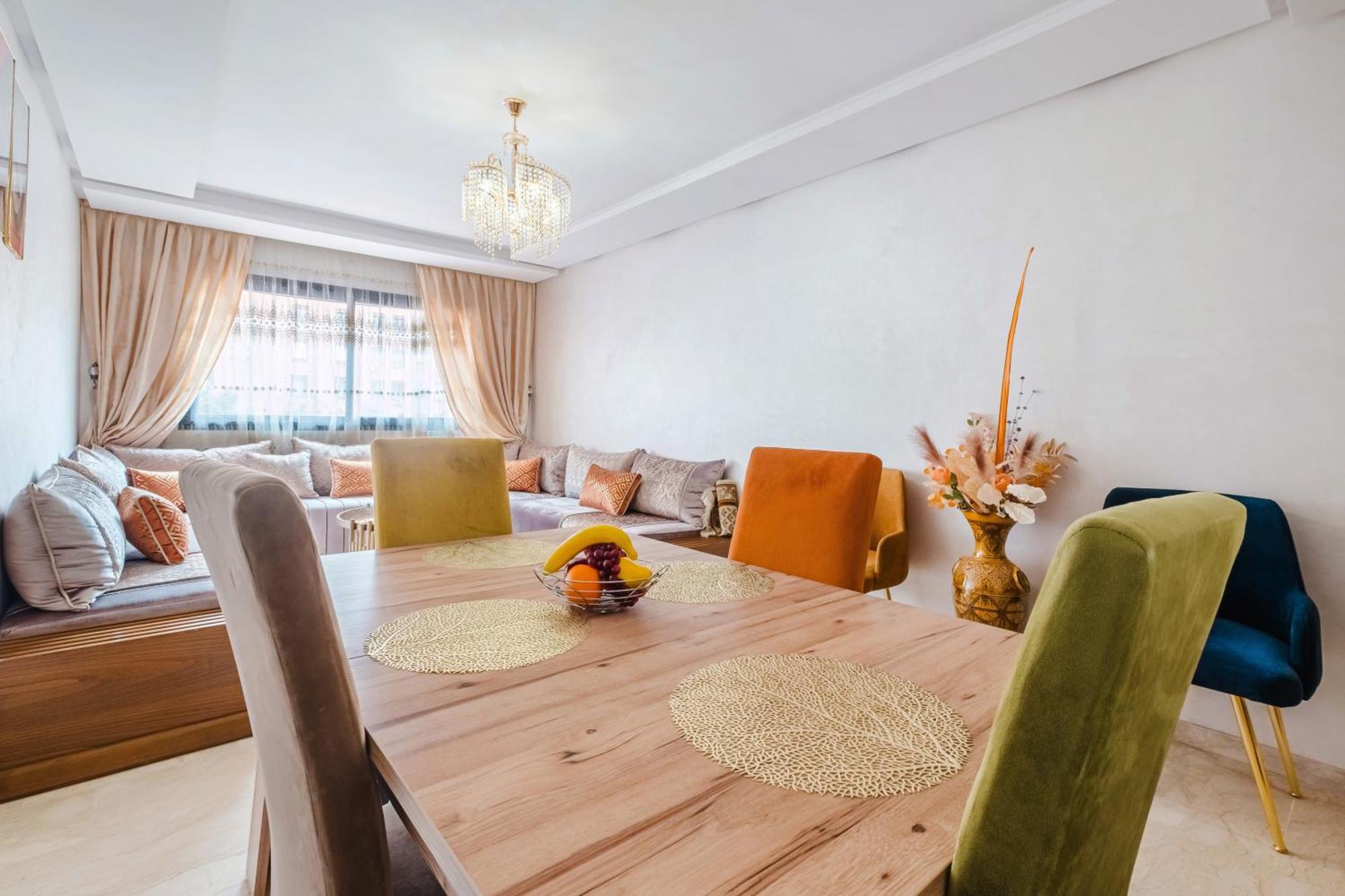 Luxe 2-bedroom With Pool In Marrakech Appartement *