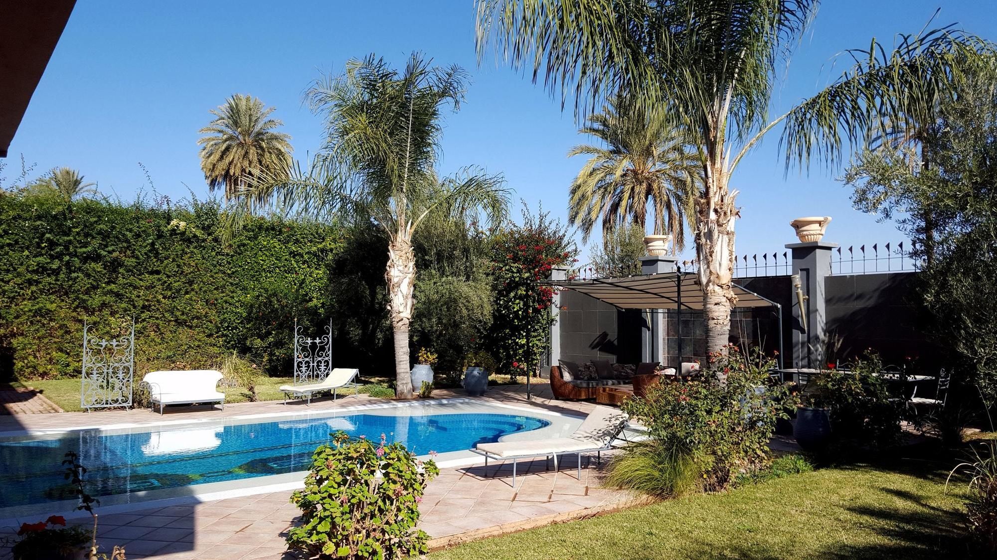 With 6 Bedrooms In Marrakech, With Private Pool, Enclosed Garden Villa